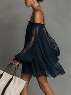 Lorraine | Off-Shoulder Lace Dress