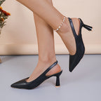 Evelyn | Slingback Heels