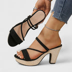 Lorienna |  Sophisticated Strap Heels