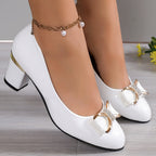 Margaret | Bow Detail Heels