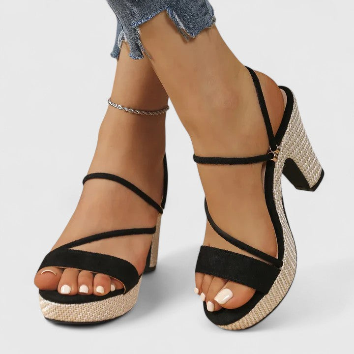 Lorienna |  Sophisticated Strap Heels