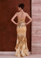 Oberto Cavalli Cheetah Print Maxi Dress