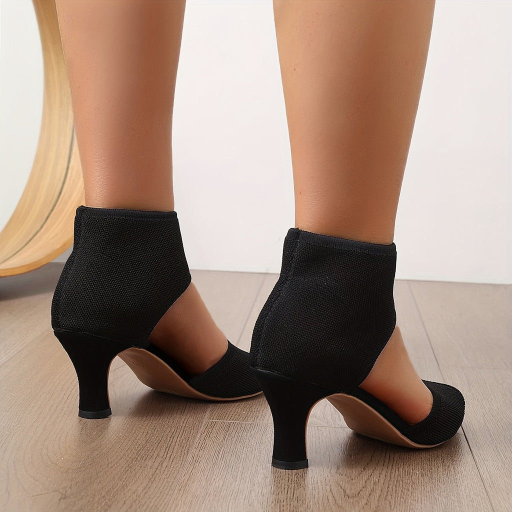 Eliza | Stretch Knit Heels