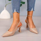 Evelyn | Slingback Heels