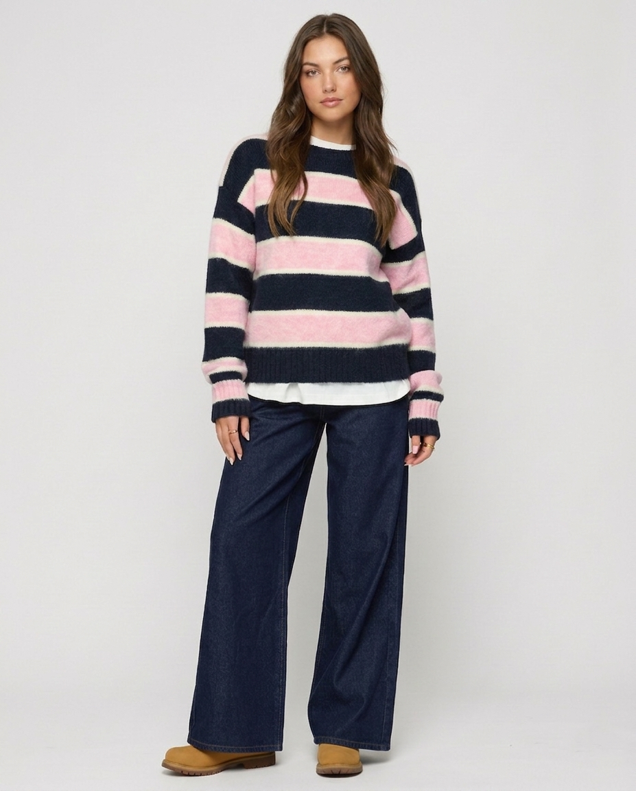Veloura Conrad Striped Sweater