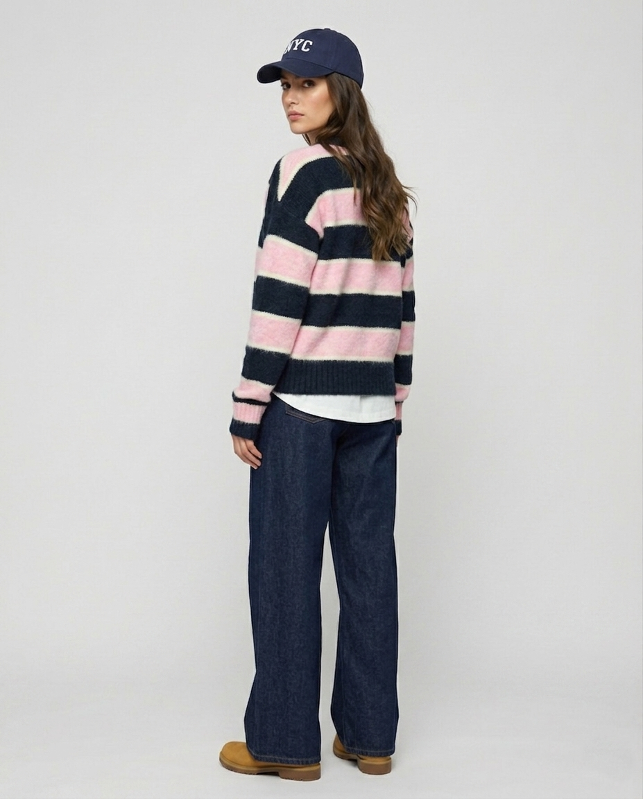 Veloura Conrad Striped Sweater