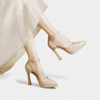 Amelia | Ankle Strap Pump Heels