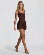 Hazel | Draped Corset Mini Dress