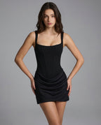 Hazel | Draped Corset Mini Dress