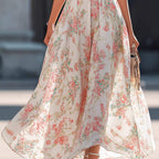 Elowen | Floral Halter Maxi Dress
