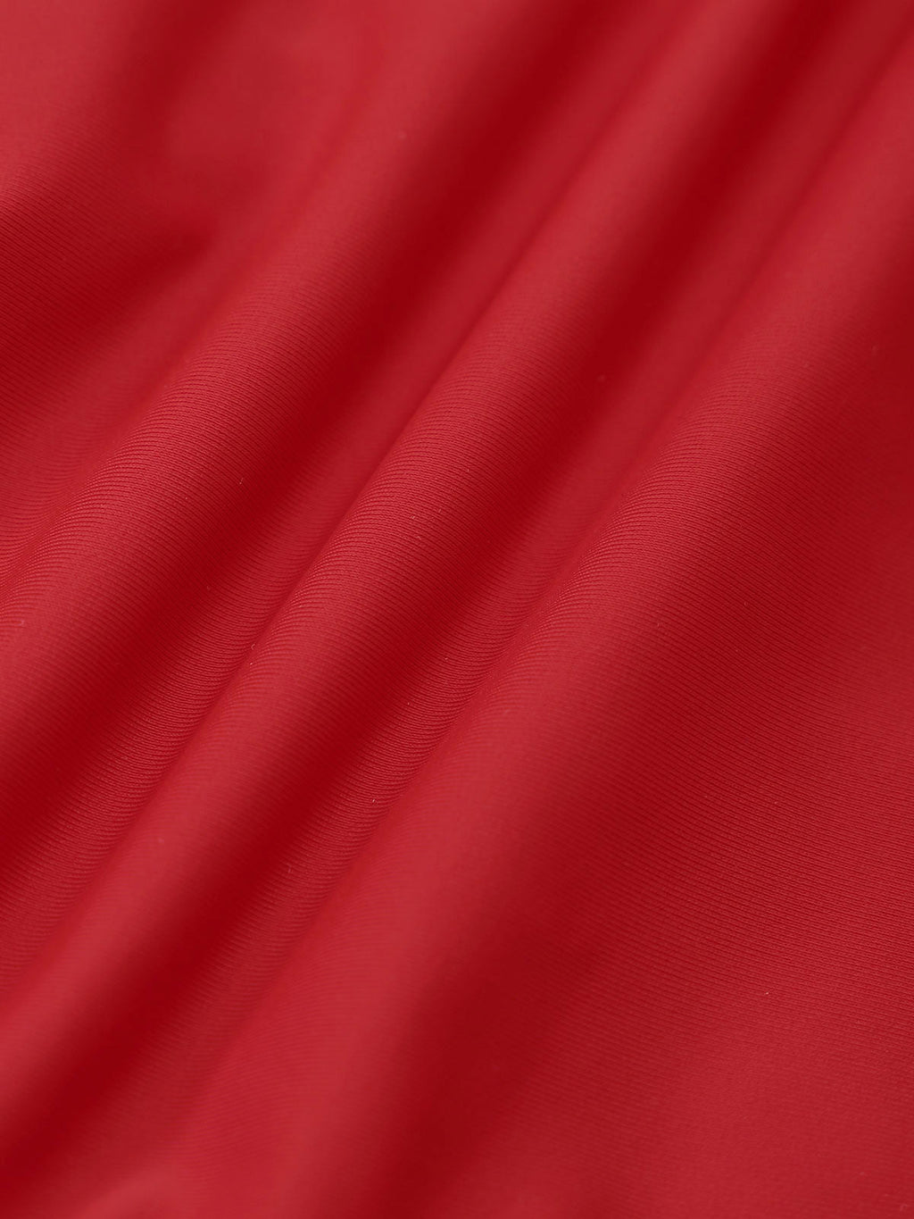 Red Ruched Knot Skirt