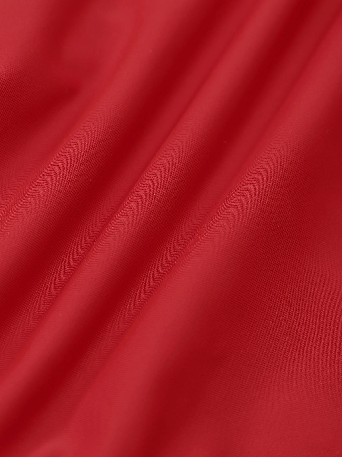 Red Ruched Knot Skirt