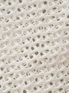 White Mesh Openwork Cover-Up Skirt