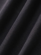 Black Mesh Hip-Wrapped Long Skirt