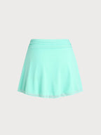 Off White Star Decorated Mesh Skirt